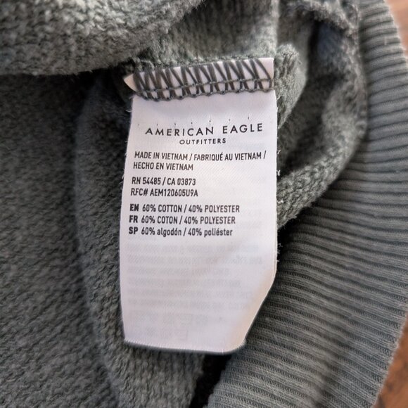 American Eagle Forever graphic hoodie green size XS - Picture 14 of 16